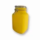 Table Lamp Jar Bormioli Rocco Motion Max 1x40W E14 220V Glass Yellow