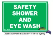 Safety Shower And Eye Wash Sign