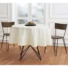 Solino Home Dining Linen Round Tablecloth for Spring, Summer and Wedding, Athena