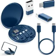 USB Adapter, Micro USB Charging Cable with USB C Lighting Adapter