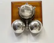 Industrial Splash-Proof Double Gong Marine Fire Alarm Bell –Rare Nautical...
