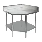 Modular Systems Corner Workbench With 100Mm Splashback, 900X900X900Mm 0900-7-WBCB/H - 0900-7-WBCB/H