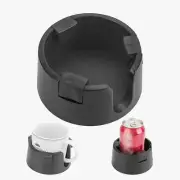 Anti-Spill Cup Holder, Adjustable Inner Diameter Drink Coaster with Sticker, Dri