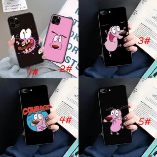 Mp64 Courage the Cowardly Dog 軟後殼適用於 iPhone 11 Pro XS Max XR