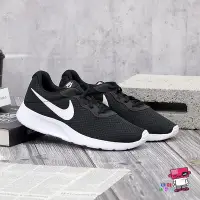 在飛比找Yahoo!奇摩拍賣優惠-NIKE TANJUN ROSHE RUN 黑白 白勾 透氣