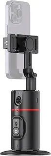 Labymos Auto Face Tr Auto- Phone Holder Desktop Selfie Gimbal Stand 360°Rotatable 260g/0.57 Load Capacity Support Face & Body Gesture Control with Phone Clip 1/4in Screw for