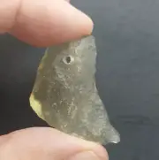 Libyan Desert Glass Pendant A++ Drilled Polished 5.4gr/27.0ct Metaphysical