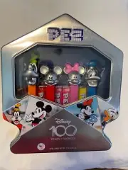 Disney 100 Years Of Wonder PEZ Platinum Edition Gift Tin Mickey & Friends NEW