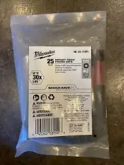 Milwaukee Tool 48-32-4395 Shockwave 3-1/2" Impact Torx T20 Power Bits (25 Pk)