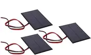 3pcs DC4V 150mA Solar Panel Cell Power Module Polycrystalline Silicon Solar Panel with Cable