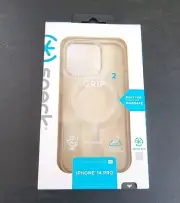 New! Speck Presidio 2 Grip Magsafe Case Clear NIB Apple iPhone 14 Pro Microban