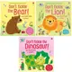 Don't Tickle the Bear/Dinosaur/Lion (共3本)(硬頁觸摸音效書)(硬頁書)/Sam Taplin Don't Tickle the... 【禮筑外文書店】