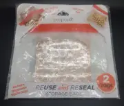 2 Packs of 2 each New in Package Prepara Reusable Sandwich Bags (4 bags Total)