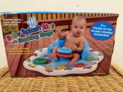 Brand New Bundaloo Baby Splash Mat with Stacking Ring Inflatable Pool