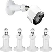 Wall Mount for All Arlo Camera, Arlo Pro, Arlo Pro 2, Arlo Pro 3,Arlo Ultra, Arlo Essential, eufyCam E/2C, Ultra/Ultra 2, & Others - Ring Stick Up Cam Battery with 1/4 Screw Head (4pack)