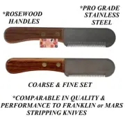 DOG HAND STRIPPING KNIFE Hair Coat Stripper Knives*COMPARE to Franklin Classic