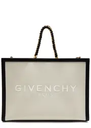 Givenchy G-Tote Medium Canvas Tote - Natural ONE SIZE