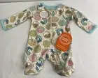 New Wonder Nation Preemie Girls Or Boys Footed Pajama Sleeper Donuts Design