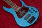 Electric Bass Guitar D'mark Fusion III Master Series Satin Blue with Case