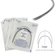 Dental Orthodontic Arch Wires Niti Super Elastic Round Ovoid Arcos de Ortodoncia
