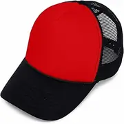 [DALIX] Two Tone Trucker Hat Summer Mesh Cap with Adjustable Snapback Strap