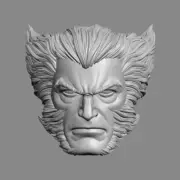 Logan Wolverine v1 Uncanny X-Men unmasked custom head for Marvel action figure