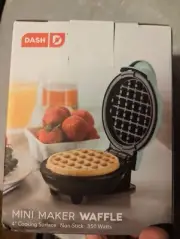 Dash Mini Waffle Maker Machine for Individual Waffles 4"