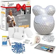 Crawl Story Belly Cast Kit Pregnancy-Baby Casting kit | With 5-Plaster Cloth Roll, Hanging Hardware & Decorative items| Perfect Baby Shower & Pregnancy Gifts|Pregnancy Belly casting kit baby bump cast