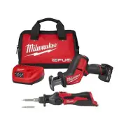 Milwaukee Reciprocating Saw Kit 12V Li-Ion w/ Soldering Iron + Tool-Bag Cordless