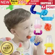 Baby Pacifier Feeding Nibbles Weaning Nutrition Fresh Fruit Food Feeder Dummy