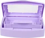 Outanaya Nail Art Tool Tray Cleaning Box for Nail Tools Manicure Cleaning Case Smooth Non Leakproof Storage Organizer for Nail Salon