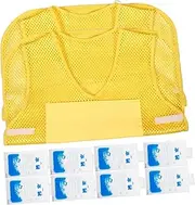 [PLAFOPE] Large Size Cooling Vest for Men Summer Vest Ice Packs for Hot Weather Cooling Vest for Men under Ice Bag Cooling Vest for Outdoor Activities