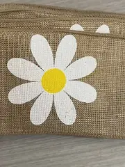 Wired Ribbon By The Yard 2.5” W Summer Daisy Pattern