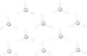 Sewroro 10pcs Fork Lampshade Spring Clip Bracket Easy Installation Light Clip for Lighting Projects for Glass Fabric Lampshades Stable Support for Custom Fixtures