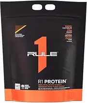 Rule1 R1 100% Whey Protein Isolate and Hydrolysate Protein Powder 10.03 lb, Chocolate Peanut Butter (140 Servings)