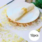 12x Place Mat 33cm Decorative Disposable for Dining Table Party Festival