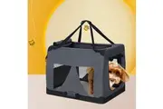 i.Pet Pet Carrier Soft Crate Dog Cat Travel 60x42CM Portable Foldable Car M