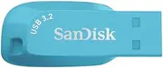 SanDisk SDCZ410-064G-G46BB Ultra Shift 3.2 USB 100MB/s 64 GB Flash Drive, Bachelor Button