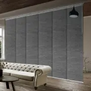 Spotted Metal 3 to 6 Panel Single Rail Panel Track, Panel width 23.5"