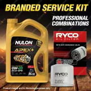 Ryco Oil Filter 5L APX0W20GF6 Eng Oil Service for Subaru Impreza GC9 4WD 4cyl 2L