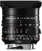 [Leica] Summilux-M 28mm f/1.4 ASPH. Black Anodized Fi