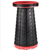 Portable Travel Folding Stool Outdoor Adjustable Telescopic Stool Shrinkable