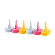 Tupperware Tupper kids Lollitups - Icy Pole Moulds - 6 Lollitubs Ice Blocks New