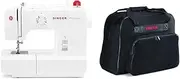 1408 Promise Mechanical Sewing Machine+Singer Sewing Machine Carry Case, Black