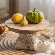 Wooden Coffee Table Dessert Cake Rack Display Table Wood Cake Stand#