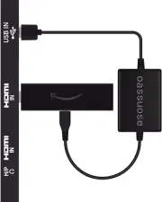 USB Power Cable Adapter for Fire TV Stick,Powers Streaming TV Sticks Directly fr
