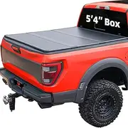 Hard Top Tri Fold tonneau Cover Compatible with 2017-2024 Honda Ridgeline 5'4'' Bed, Alloy Steel and Fiberglass Made