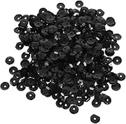 DOITOOL Black Glitter Shiny Sequins for DIY for Scrapbooking Patchwork Decoupage and Creative Decoration Pack for Craft Projects