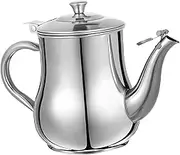 ULTECHNOVO 18Oz Stainless Steel Oil Strainer Pot with Sprout Lid Grease Saver Dispenser Removable Fine Mesh Filter for Cooking Oil Storage Sturdy Handle for Easy Pouring and Clean Kitchen