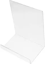 GOOHOCHY Acrylic Vinyl Record Stand Transparent Displaying Rack for Music Album Storage Elegant Book Supporting Bracket and Easy to Clean for Home and Office Decor